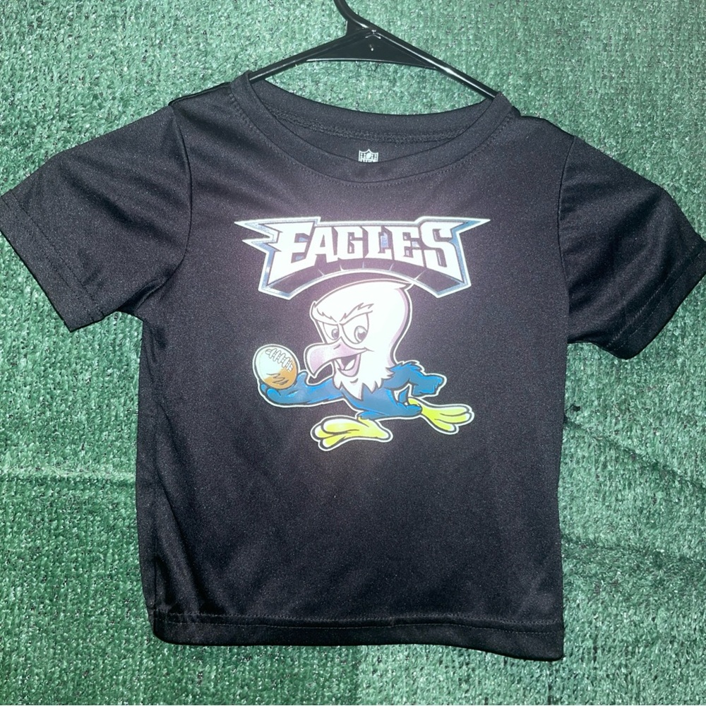 Philadelphia Eagles Caricature Logo Toddler 2t Shirt NFL Birds PA